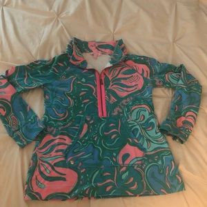 Lilly Pulitzer zip top.